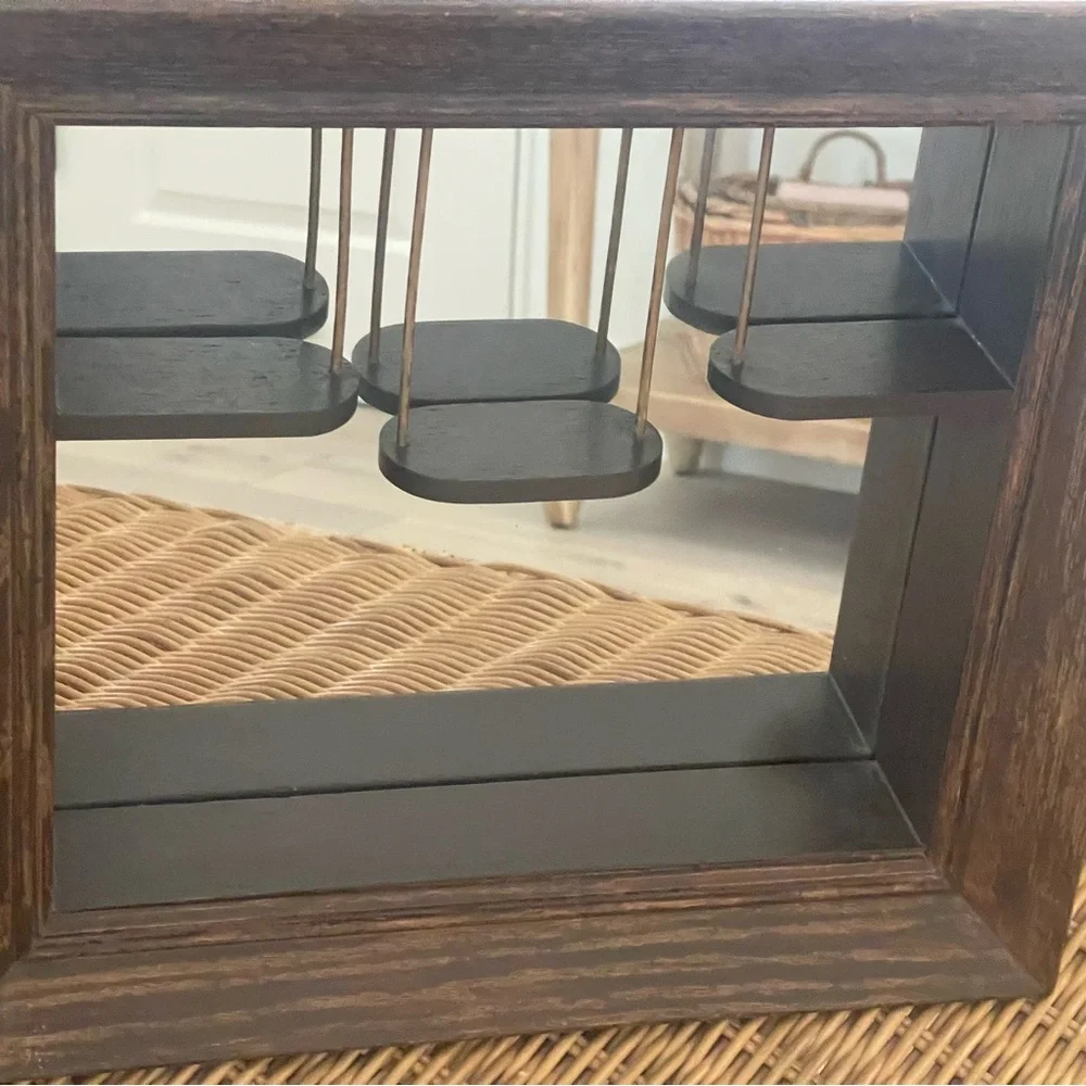 Vintage mirrored shadow box